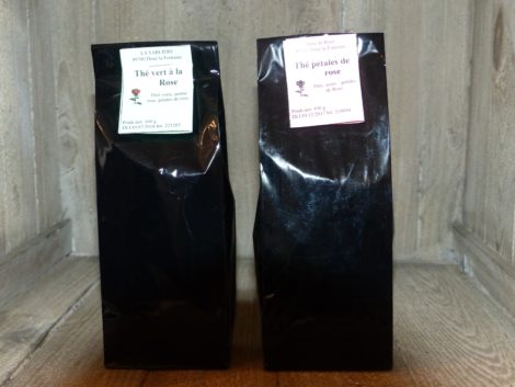 Thé à la rose vert (100g)