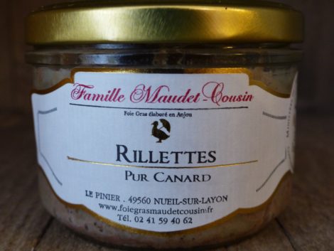 Rillettes pur canard Médaille d'or Paris 2015 (190g)