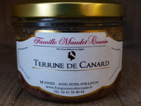 Terrine de canard au foie gras (190g)