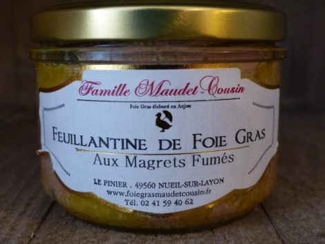 Feuillantine de foie gras aux magrets  (190g)