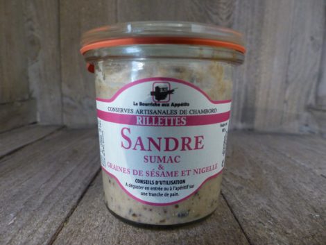 Rillettes de Sandre aux graines de sésame et nigelle "La Bourriche aux Appétits" (100g)