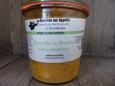 Quenelle de brochet sauce écrevisse "La Bourriche aux Appétits" (450g)