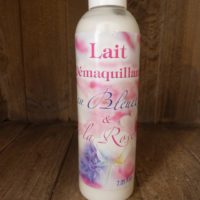 Lait démaquillant au bleuet & à la rose  (200ml)