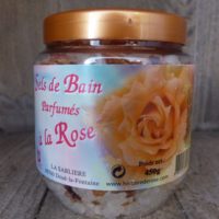Sels de bain parfumé à la rose (450g)