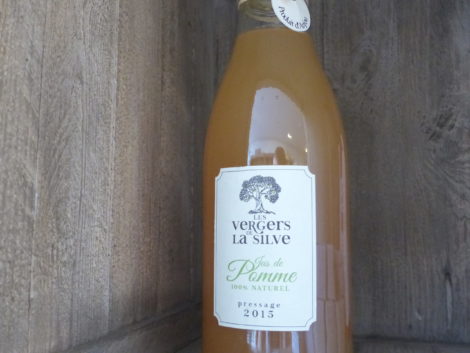 Jus de pomme 100% naturel "Les vergers de la Silve" (1l)