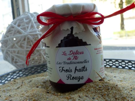 Confiture Trois fruits rouges (290gr)