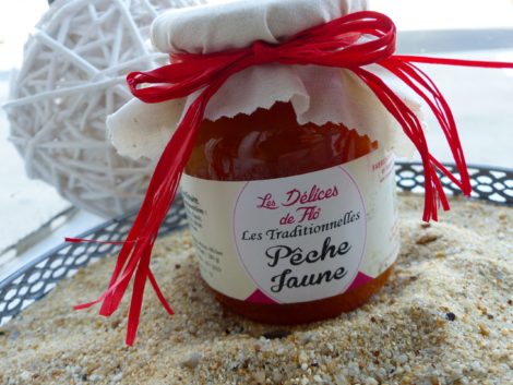 Confiture Pêche jaune (290gr)