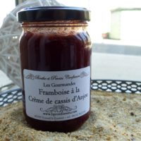 Confiture Framboise à la Crème de cassis d'Anjou (230gr)