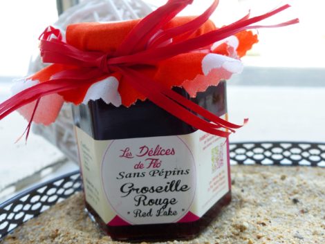 Confiture de Groseille rouge sans pépin (290gr)