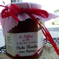 Confiture de Pêche blanche (290gr)