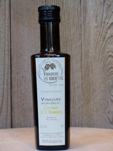 Vinaigre de côteaux de l'Aubance (25cl)