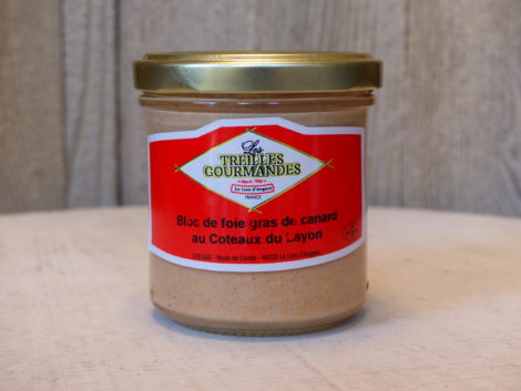 Bloc de foie gras de canard au côteaux du Layon (90gr)