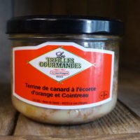 Terrine de canard à l'écorce d'orange et cointreau (180gr)