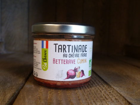 Tartinade chèvre frais Betterave & Cumin (90gr)