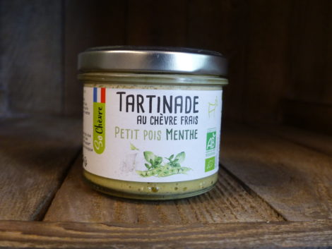 Tartinade chèvre frais Petits pois & menthe (90gr)