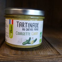Tartinade de chèvre frais Courgette & curry