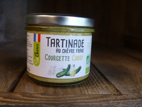 Tartinade de chèvre frais Courgette & curry