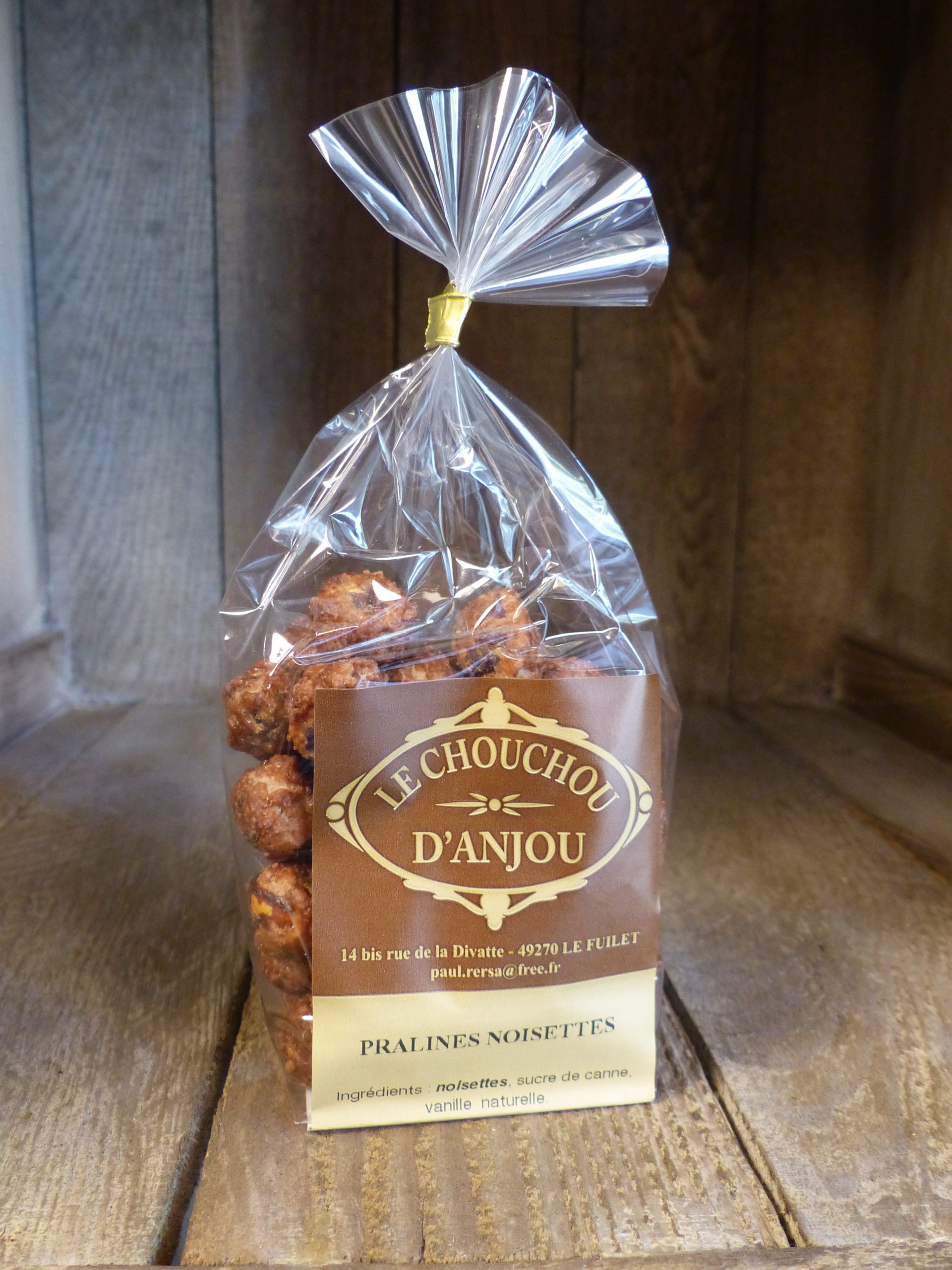 Chouchou d'Anjou pralinés cacahuètes (100gr)