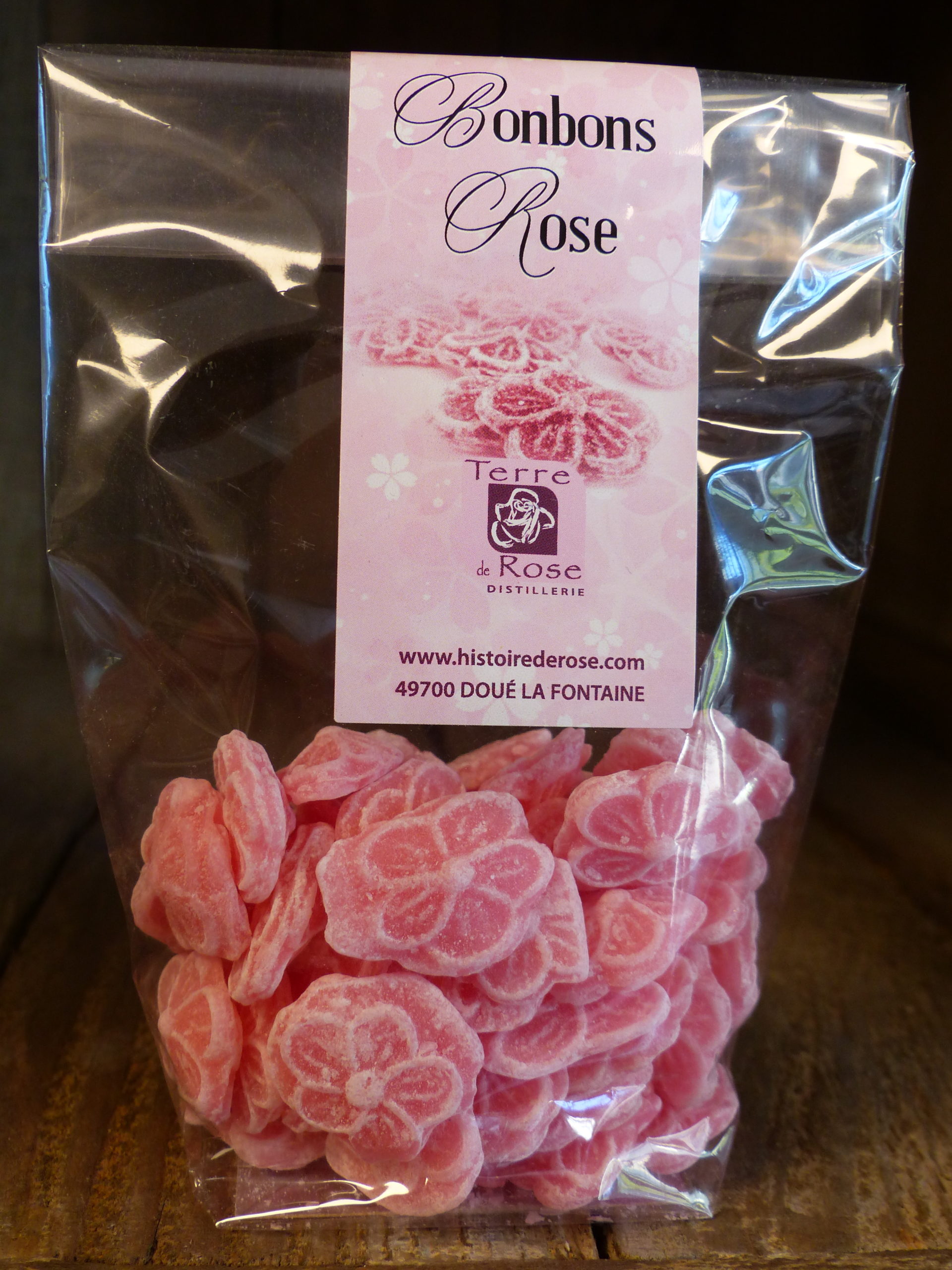 Anjou Terre de Douceur - Bonbons à la rose (100gr)