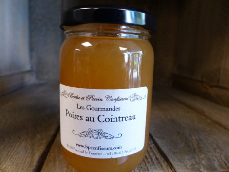 Confiture poires cointreau (230gr)