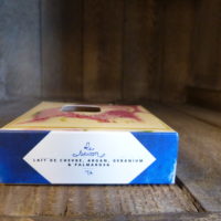 Savon lait de chèvre argan géranium palmarosa (100gr)
