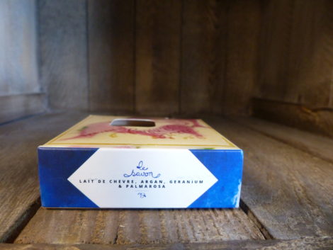 Savon lait de chèvre argan géranium palmarosa (100gr)