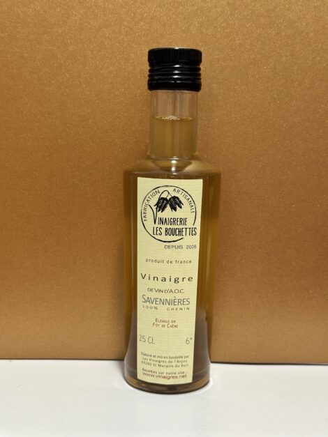 Vinaigre de vin d'A.O.C. Savennières (25cl) "Vinaigrerie les Bouchettes"