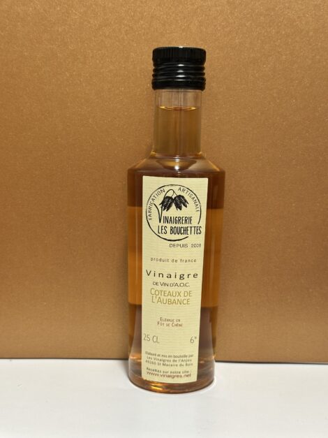 Vinaigre de côteaux de l'Aubance (25cl) "Vinaigrerie les Bouchettes"