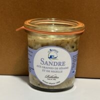 Rillettes de Sandre aux graines de sésame et nigelle "La Bourriche aux Appétits" (100g)