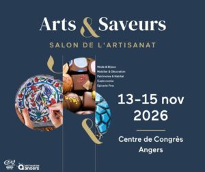 Affiche du Salon Arts et Saveurs d'Angers du 13 au 15 novembre 2026