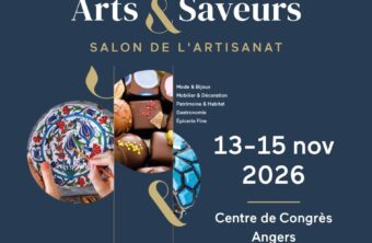 Affiche du Salon Arts et Saveurs d'Angers du 13 au 15 novembre 2026